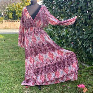 ETHEREAL!! XL CHAUNDRY MAXI DRESS